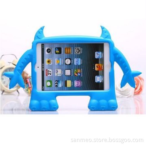 New Lovely Cute 3D Cartoon Children's Soft Thick Foam Standing Case for iPad Mini 1/2, Colorful